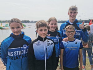 SuS-Starter beim Niederrhein Triathlon